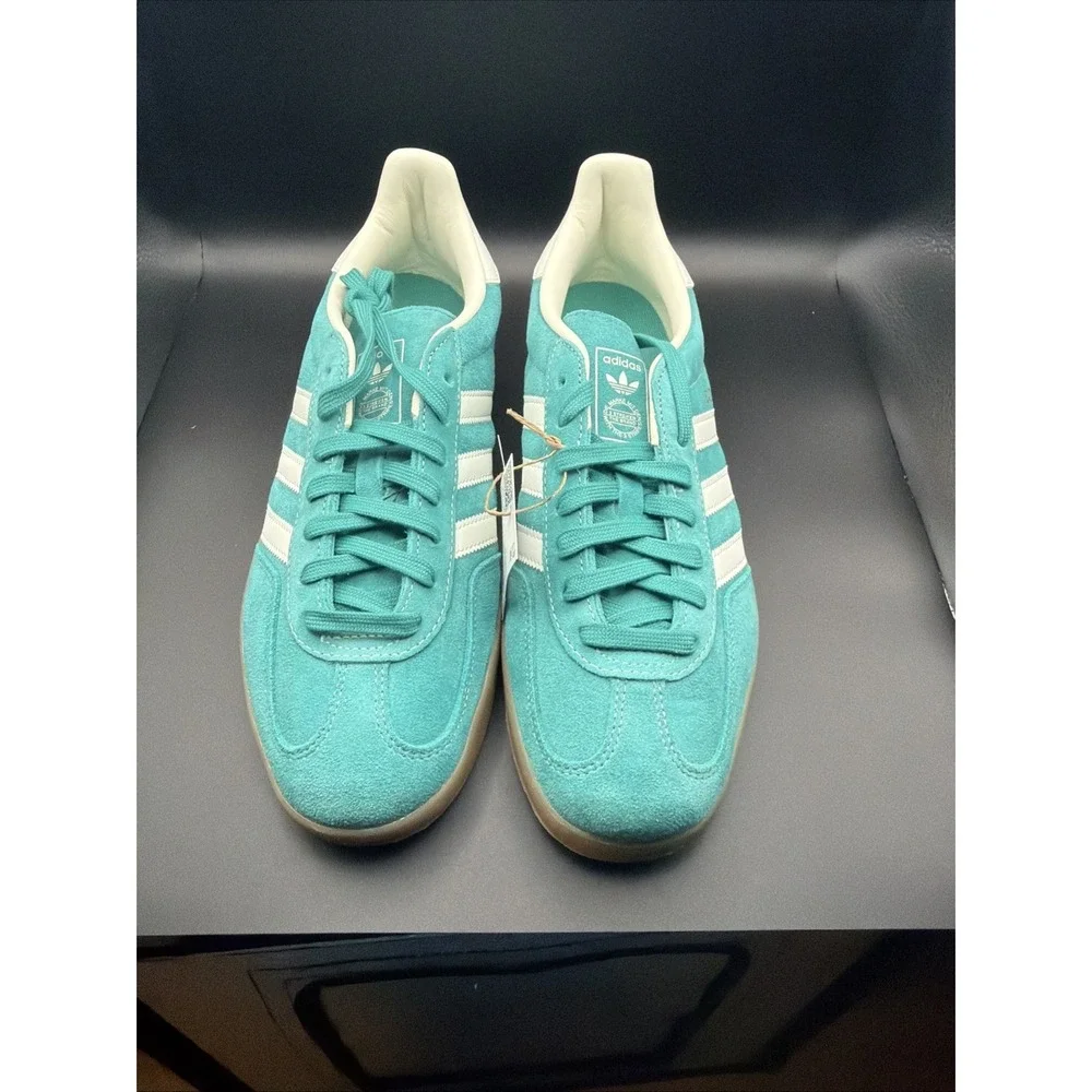 New Adidas Gazelle Indoor‎ Shoes - Pure Teal (JQ8391)
